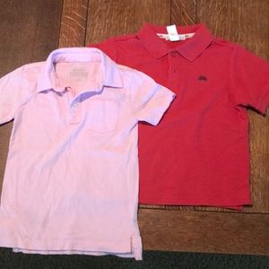 Little Boy polos size 4-5 excellent condition